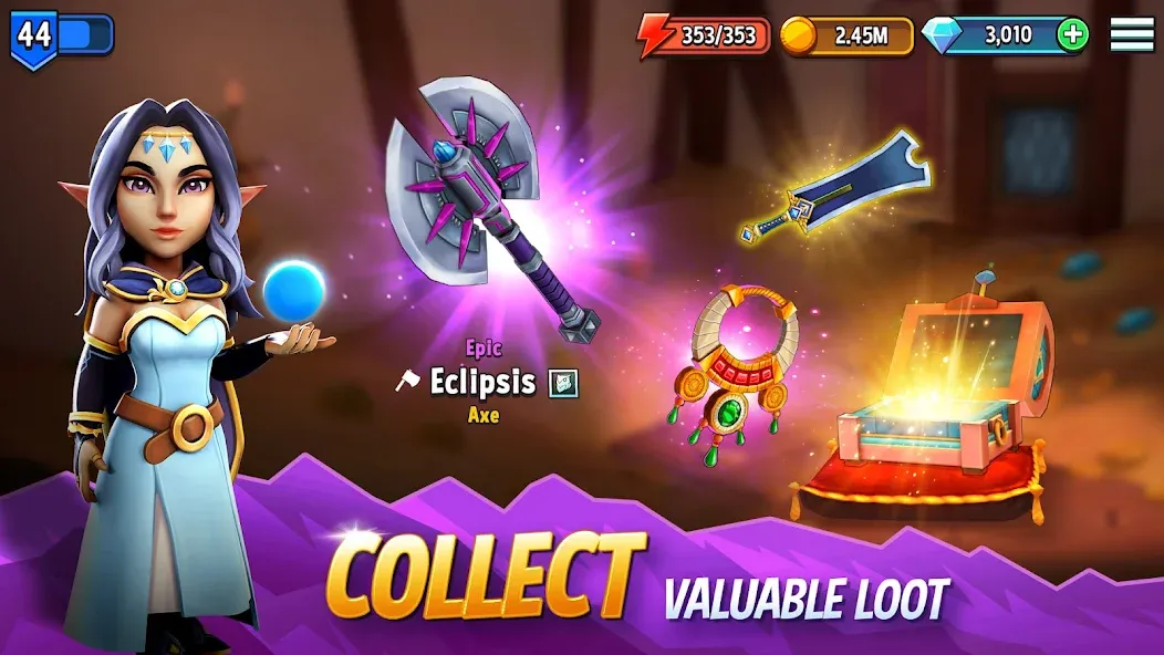 Shop Titans: RPG Idle Tycoon [MOD: безлимитные деньги и ресурсы] Screenshot 4
