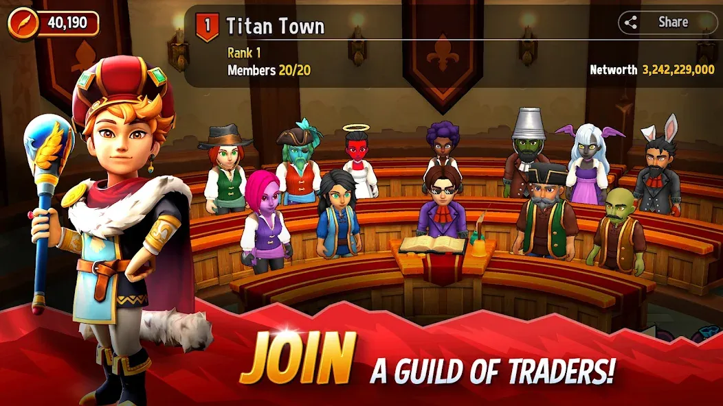 Shop Titans: RPG Idle Tycoon [MOD: безлимитные деньги и ресурсы] Screenshot 5