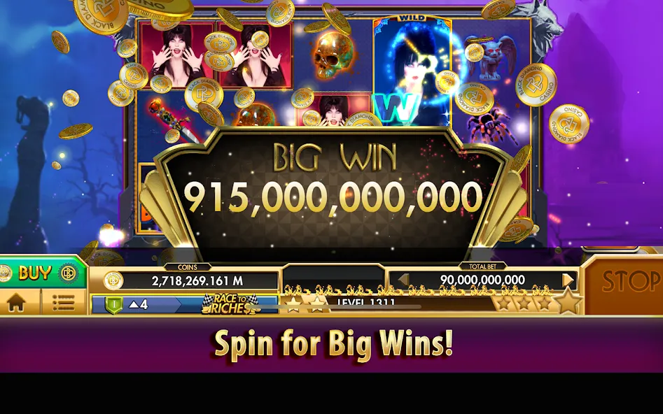 Black Diamond Casino Slots [MOD: безлимитные монеты и джекпоты] Screenshot 2