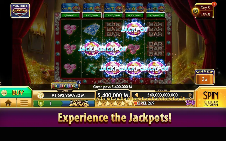 Black Diamond Casino Slots [MOD: безлимитные монеты и джекпоты] Screenshot 4
