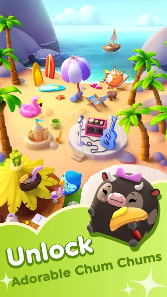 Chum Chum Blast [MOD: безлимитные жизни и усиленный взрыв] Screenshot 2