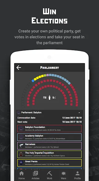 Rival Regions: world strategy [MOD: безлимитные ресурсы и влияние] Screenshot 3