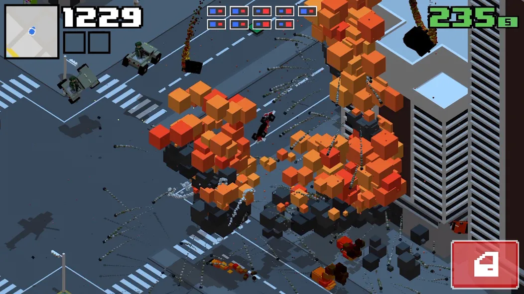 Smashy Road: Wanted 2 [MOD: безлимитные деньги и все машины] Screenshot 3