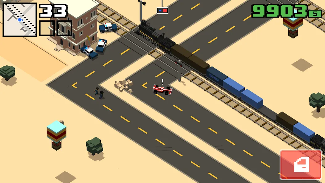 Smashy Road: Wanted 2 [MOD: безлимитные деньги и все машины] Screenshot 5