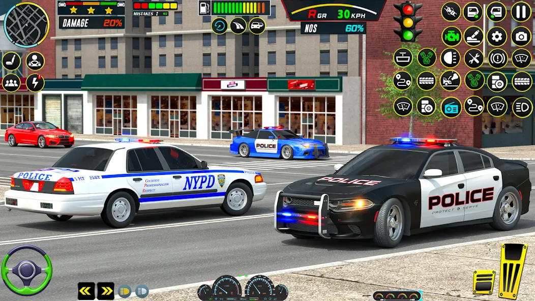 US Police Car Parking - King [MOD: безлимитные деньги и все машины] Screenshot 3