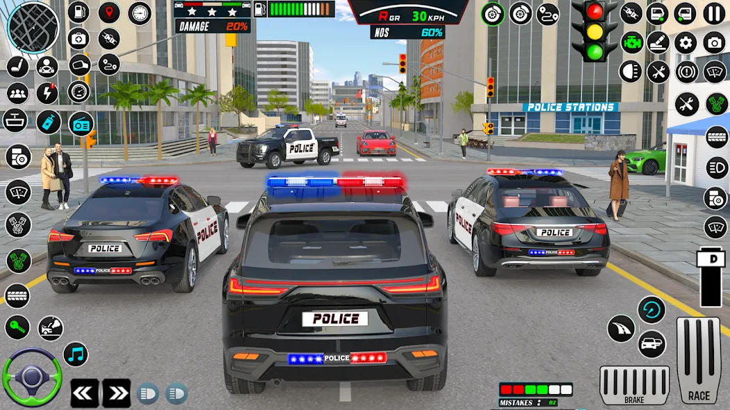 US Police Car Parking - King [MOD: безлимитные деньги и все машины] Screenshot 5