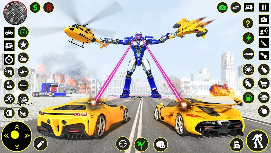 Truck Game - Car Robot Games [MOD: безлимитные деньги и топливо] Screenshot 3