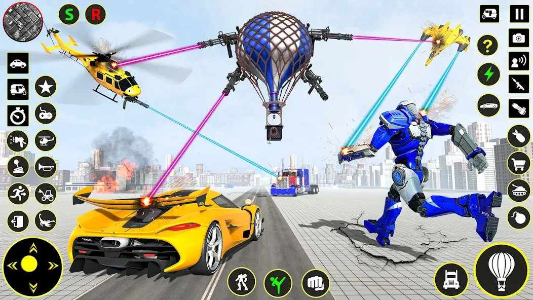 Truck Game - Car Robot Games [MOD: безлимитные деньги и топливо] Screenshot 4