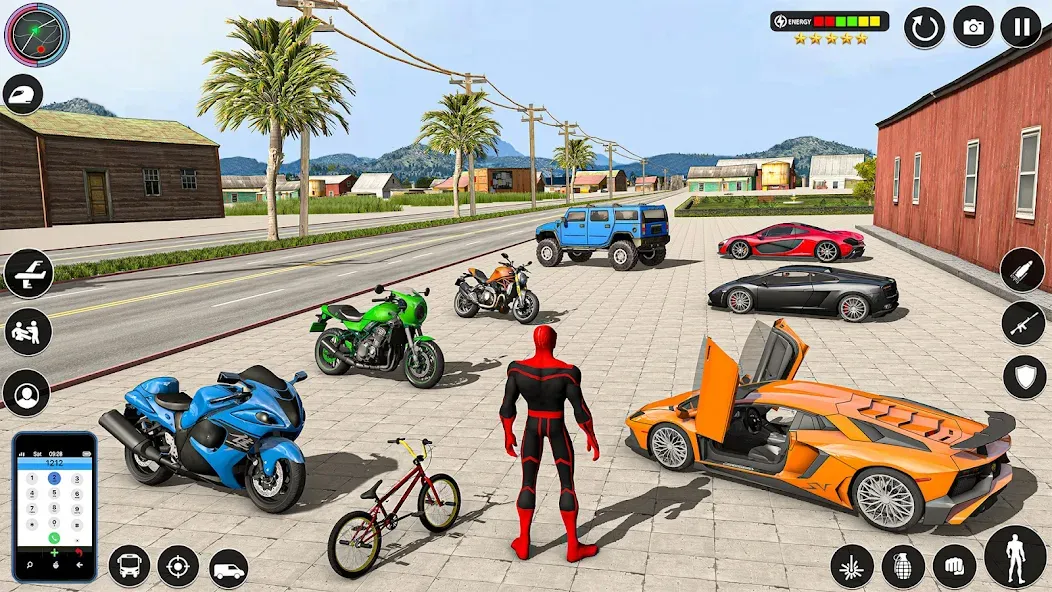 Spider Rope Games - Crime Hero [MOD: безлимитные деньги и открыты все уровни] Screenshot 1