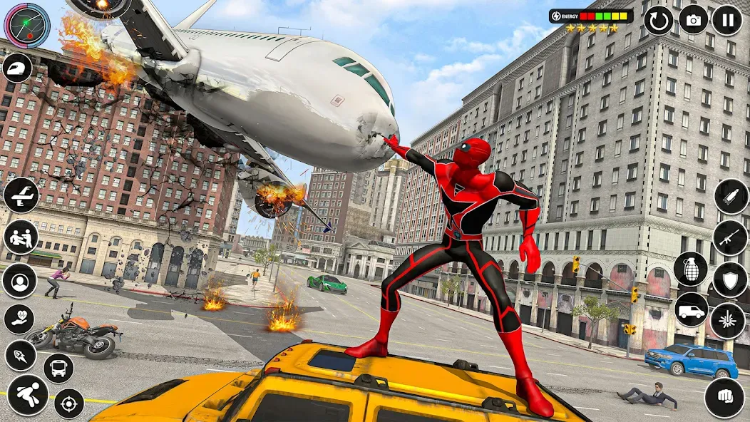 Spider Rope Games - Crime Hero [MOD: безлимитные деньги и открыты все уровни] Screenshot 3