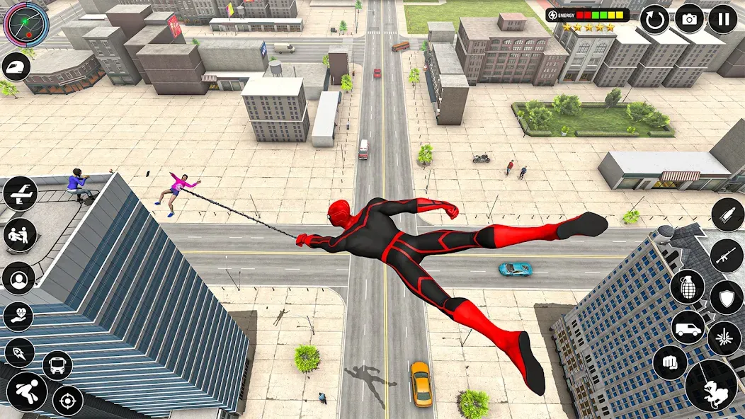Spider Rope Games - Crime Hero [MOD: безлимитные деньги и открыты все уровни] Screenshot 4