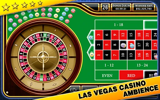 Roulette - Casino Style! [MOD: безлимитные фишки и выигрышные ставки] Screenshot 1