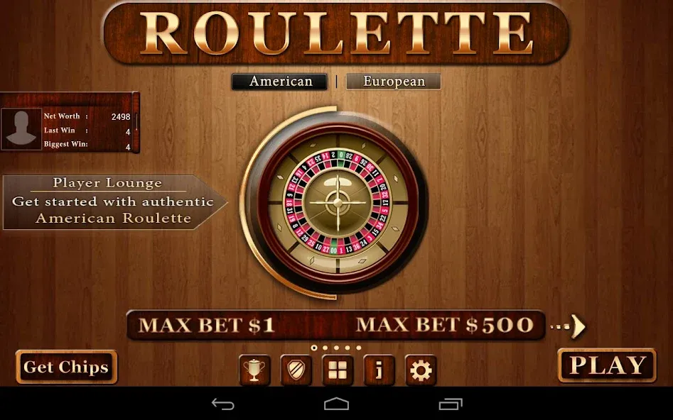 Roulette - Casino Style! [MOD: безлимитные фишки и выигрышные ставки] Screenshot 4