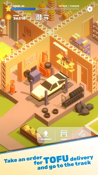 Tofu Drifter [MOD: безлимитные деньги и открыты все машины] Screenshot 2