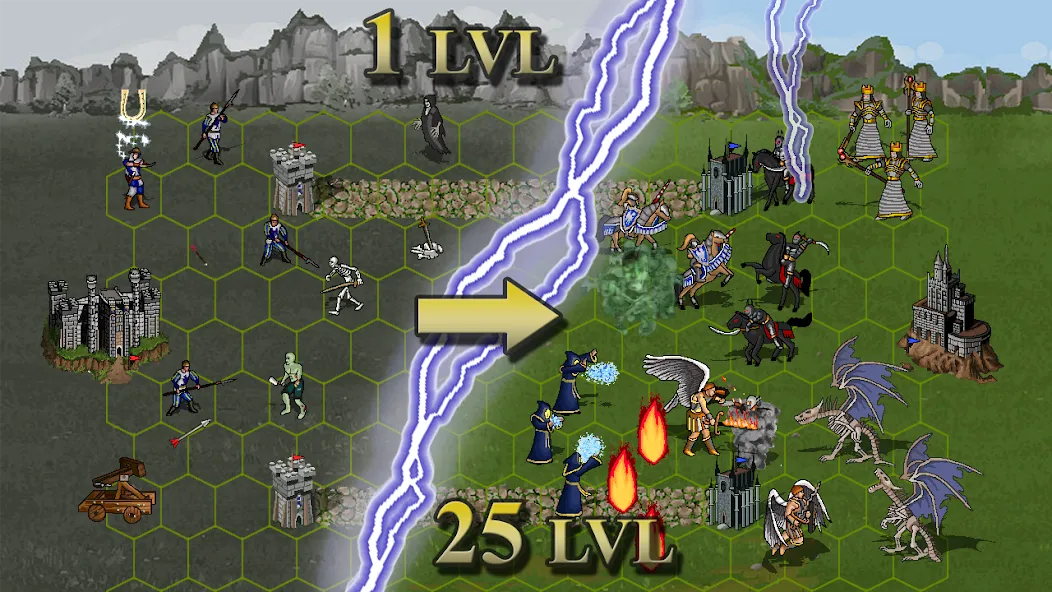Heroes of Might: Magic arena 3 [MOD: безлимитные ресурсы и все герои] Screenshot 4