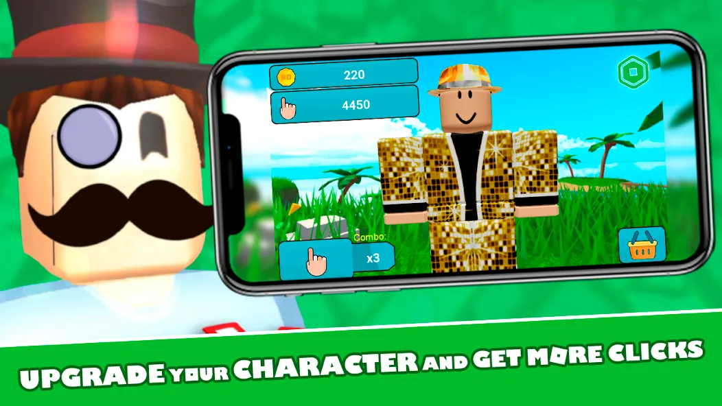 RoClicker - Robux [MOD: безлимитные робуксы и быстрый клик] Screenshot 2