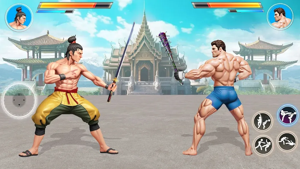 Kung Fu Karate Fighting Games [MOD: безлимитные деньги и энергия] Screenshot 2