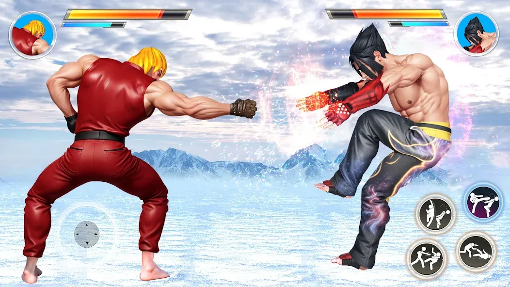 Kung Fu Karate Fighting Games [MOD: безлимитные деньги и энергия] Screenshot 4