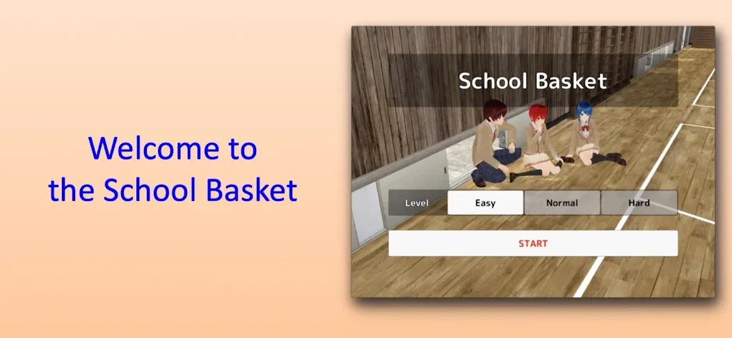 School Basket [MOD: безлимитные деньги и разблокировано всё] Screenshot 1
