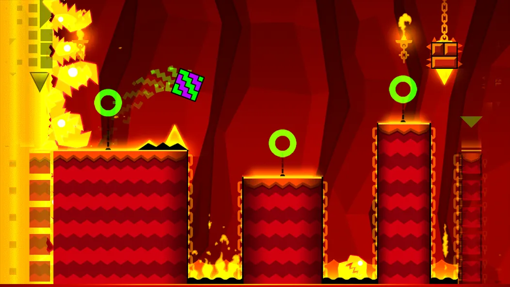 Geometry Dash Meltdown [MOD: открыты все уровни и скины] Screenshot 2