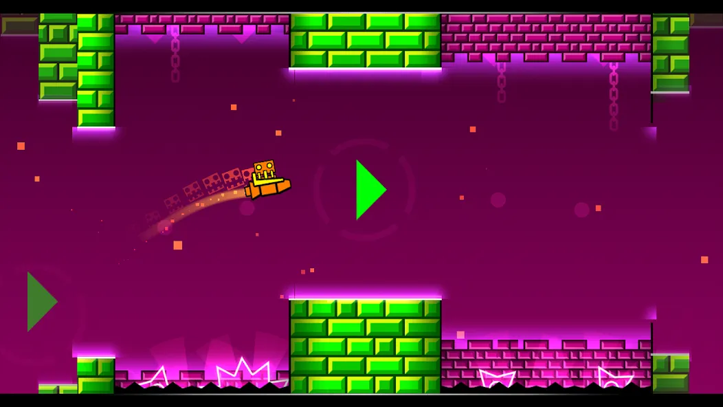 Geometry Dash Meltdown [MOD: открыты все уровни и скины] Screenshot 5