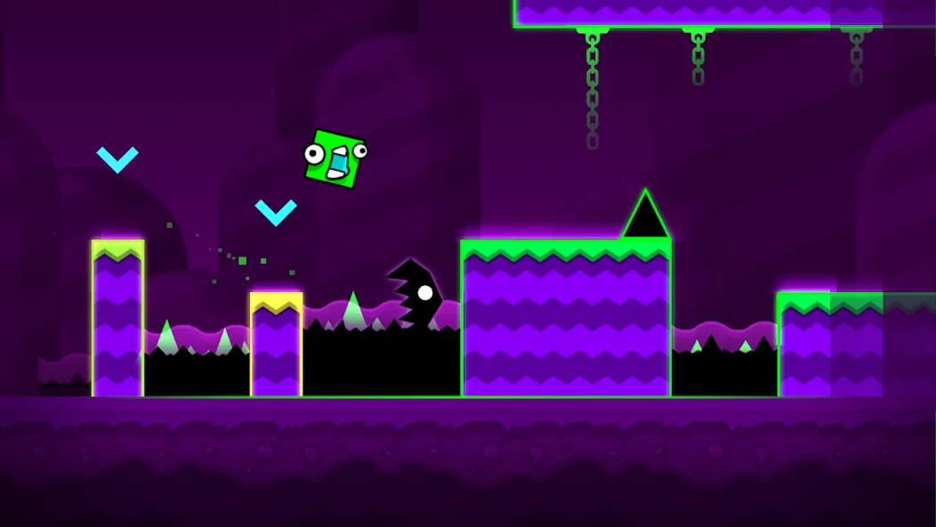 Geometry Dash World [MOD: открыты все уровни и скины] Screenshot 1