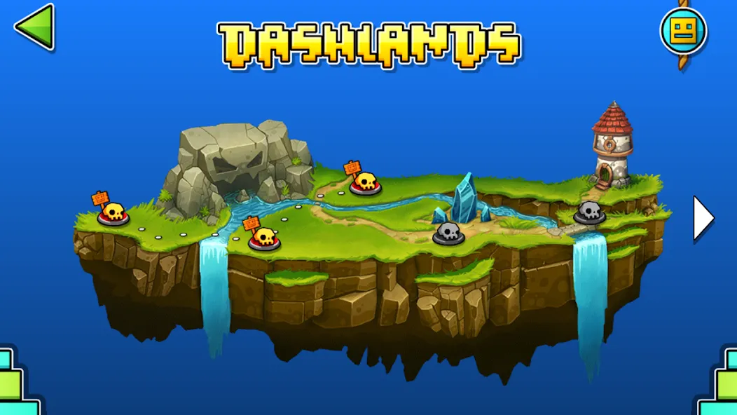Geometry Dash World [MOD: открыты все уровни и скины] Screenshot 2