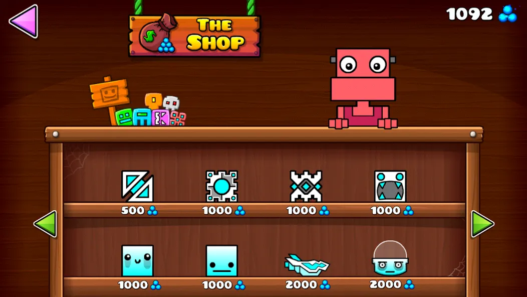 Geometry Dash World [MOD: открыты все уровни и скины] Screenshot 3
