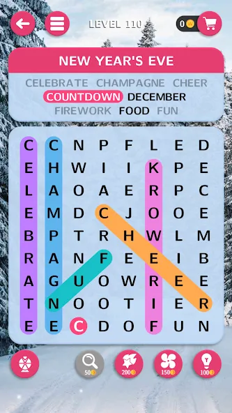 World of Word Search [MOD: безлимитные подсказки и монеты] Screenshot 3
