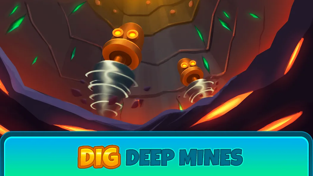Deep Town: Idle Mining Tycoon [MOD: безлимитные ресурсы и ускоренная добыча] Screenshot 4