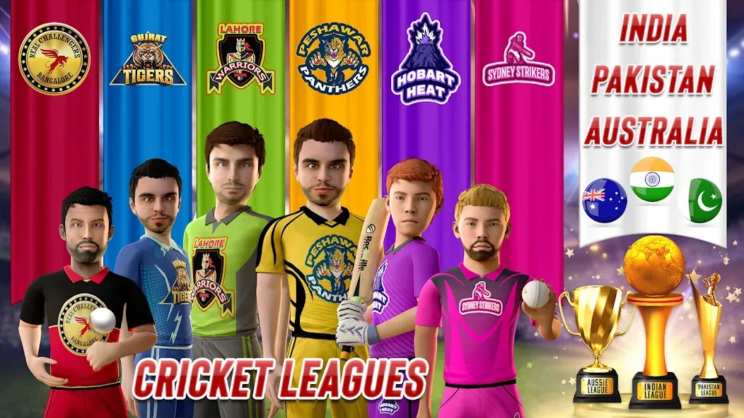 RVG Real World Cricket Game 3D [MOD: безлимитные деньги и всё открыто] Screenshot 5