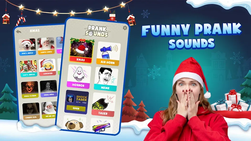 Prank sounds: haircut &amp; fart [MOD: безлимитные смешные звуки и эффекты] Screenshot 1