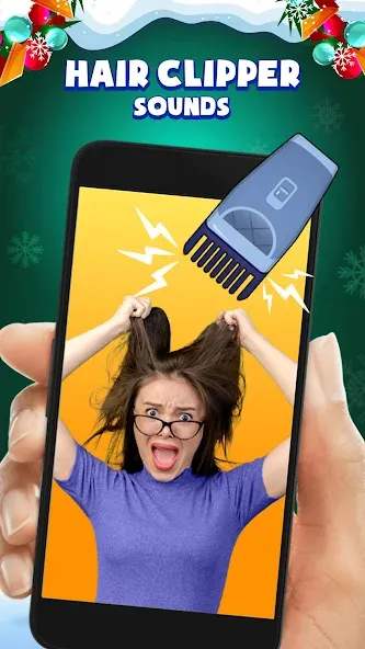 Prank sounds: haircut &amp; fart [MOD: безлимитные смешные звуки и эффекты] Screenshot 4