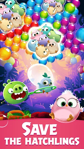 Angry Birds POP Bubble Shooter [MOD: безлимитные бустеры и жизни] Screenshot 3