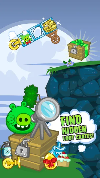 Bad Piggies [MOD: безлимитные ресурсы и открыты все уровни] Screenshot 4