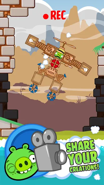 Bad Piggies [MOD: безлимитные ресурсы и открыты все уровни] Screenshot 5
