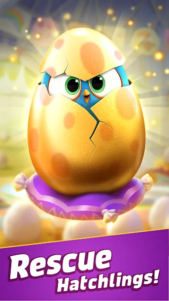 Angry Birds Match 3 [MOD: безлимитные жизни и монеты] Screenshot 2