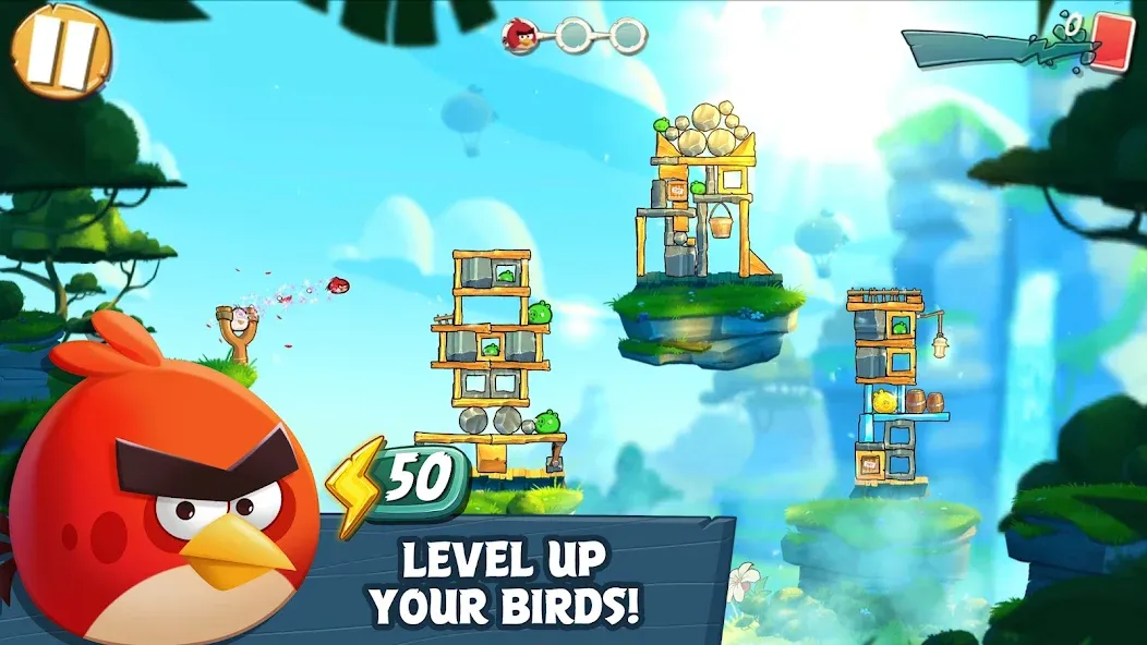 Angry Birds 2 [MOD: безлимитные монеты и все уровни] Screenshot 2