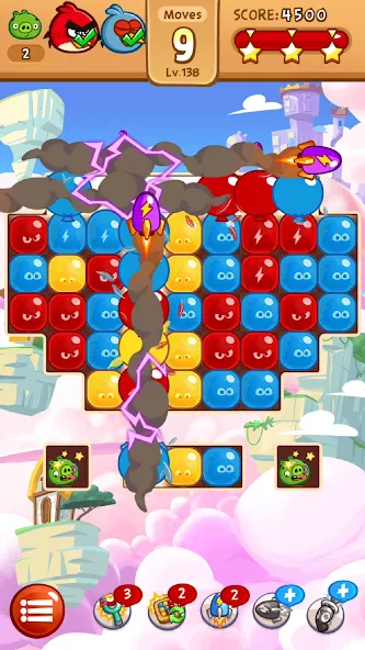 Angry Birds Blast [MOD: безлимитные жизни и усилители] Screenshot 2