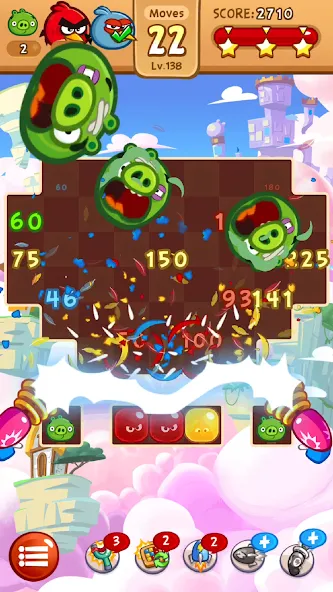 Angry Birds Blast [MOD: безлимитные жизни и усилители] Screenshot 4