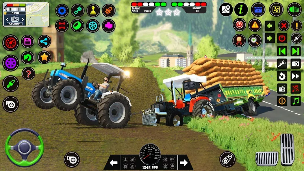 Indian Tractor Farming Games [MOD: безлимитные деньги и все тракторы открыты] Screenshot 1