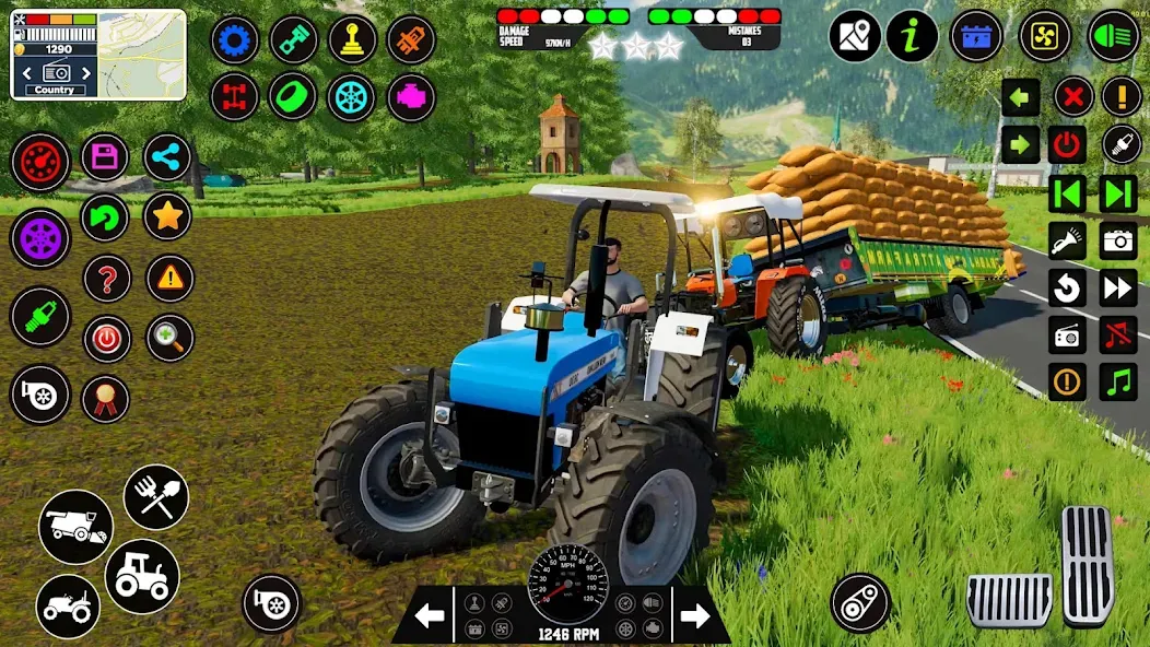 Indian Tractor Farming Games [MOD: безлимитные деньги и все тракторы открыты] Screenshot 4