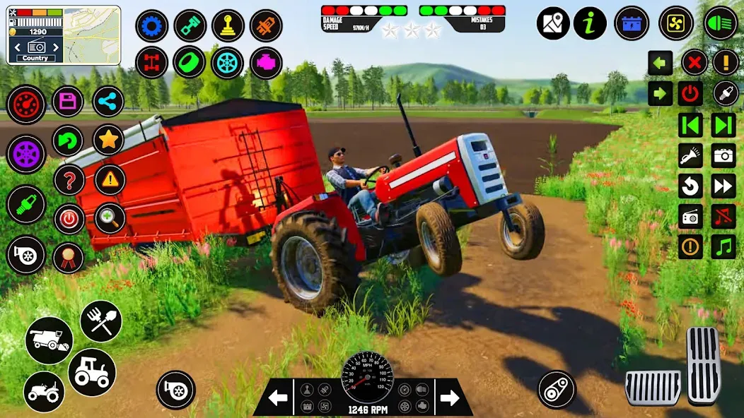 Indian Tractor Farming Games [MOD: безлимитные деньги и все тракторы открыты] Screenshot 5