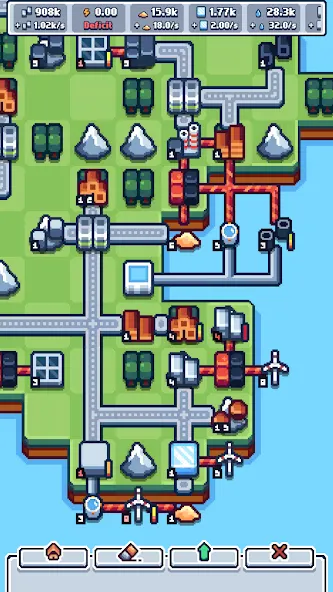 Production Chain Tycoon [MOD: безлимитные деньги и ресурсы] Screenshot 3