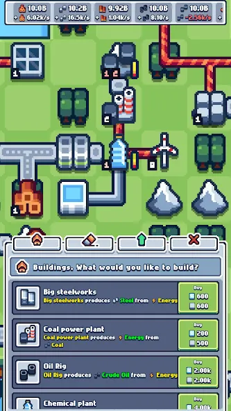 Production Chain Tycoon [MOD: безлимитные деньги и ресурсы] Screenshot 4
