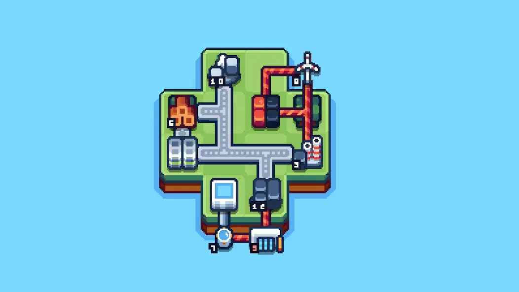 Production Chain Tycoon [MOD: безлимитные деньги и ресурсы] Screenshot 5