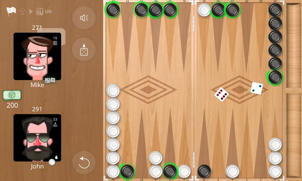 Backgammon Online [MOD: безлимитные монеты и все функции открыты] Screenshot 3