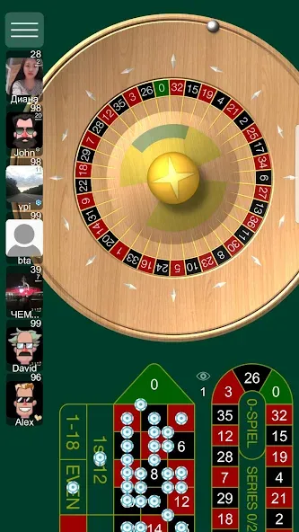 Roulette Online [MOD: безлимитные фишки и открыты все столы] Screenshot 1