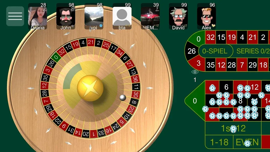 Roulette Online [MOD: безлимитные фишки и открыты все столы] Screenshot 3