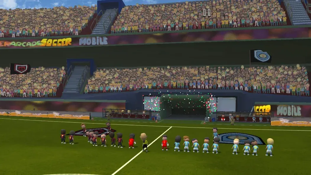 Super Arcade Soccer Mobile [MOD: безлимитные монеты и открытые команды] Screenshot 3